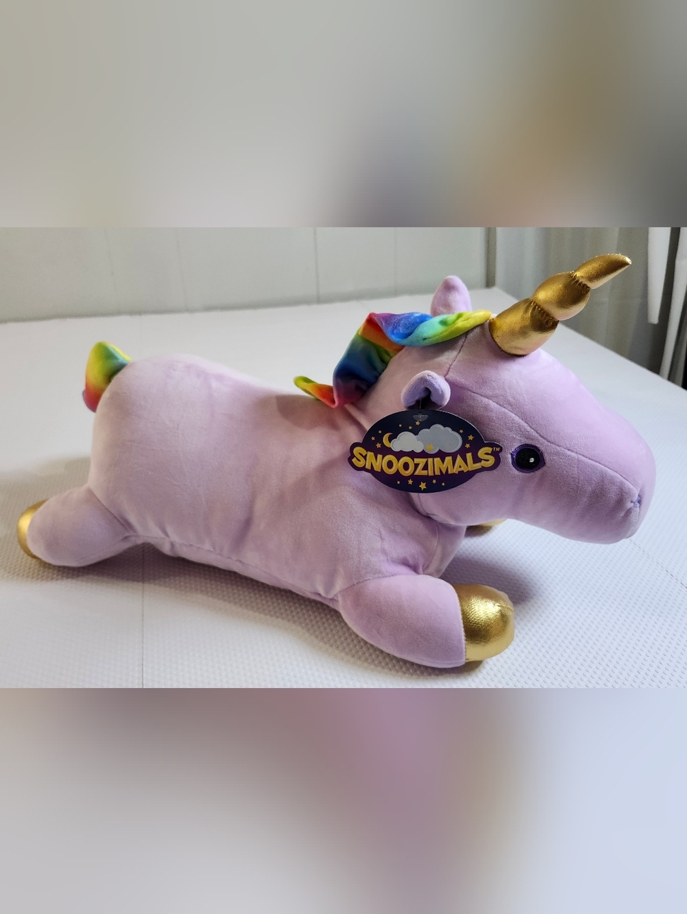 Lavender Rainbow Unicorn Plush